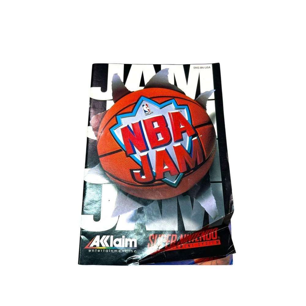 NBA Jam SNES‎ Instruction Booklet Manual Only Super Nintendo